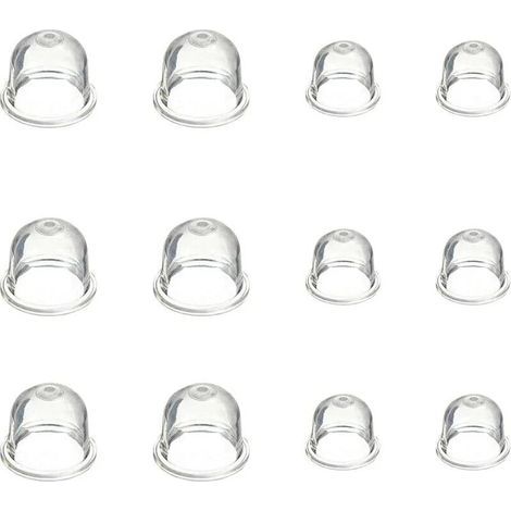 Pompa di adescamento a 12 pezzi, compatibile con accessori per carburatori da 19 mm e 22 mm per decespugliatori, motoseghe, soffiatori per foglie e tosaerba. (1/4)