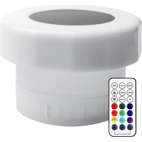 Distributeur De Chlore Flottant: Diffuseur Chlore Piscine avec Lumières Solaires Colorées, Flotteur Chlores Piscine avec Télécommande Libération Réglable pour Piscines Diffuseur Spa (1/5)