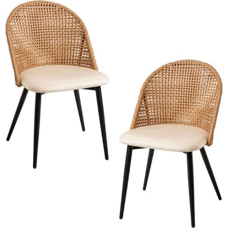 Packs Sillas Comedor - Pack 2 Sillas Torsa - Beige (1/5)
