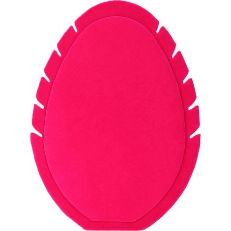 Hochwertiger Schmuckständer aus Samt für Halsketten, Anhänger und Ketten (rosa)