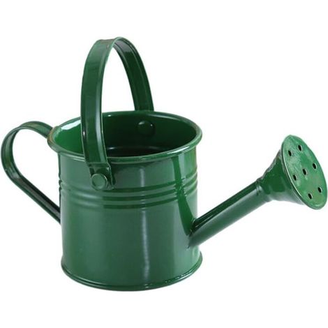 Arrosoir de jardin métal vert militaire — grande capacité, étanche et durable (1/5)