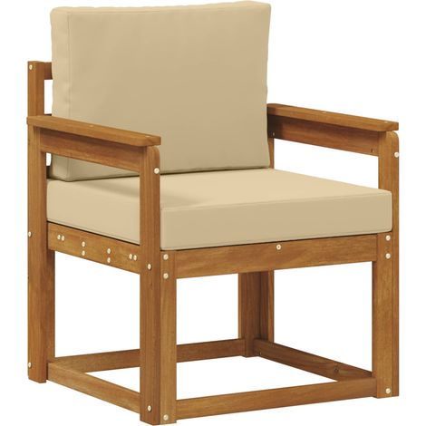 Maison Exclusive - Outdoor-Sofa Massives Akazienholz und Polyeste