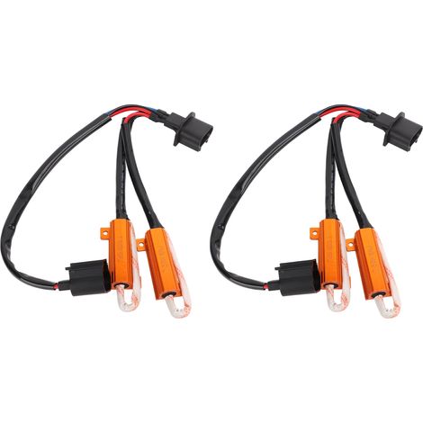 Résistances de charge LED H13, 50W, 8Ω, résistance légère portative pour le décodage de la lampe et l'élimination des défauts (1/5)