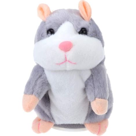 1 x Peluche hamster, répète la voix, danse interactive, jouet éveil enfant, cadeau anniversaire (1/5)
