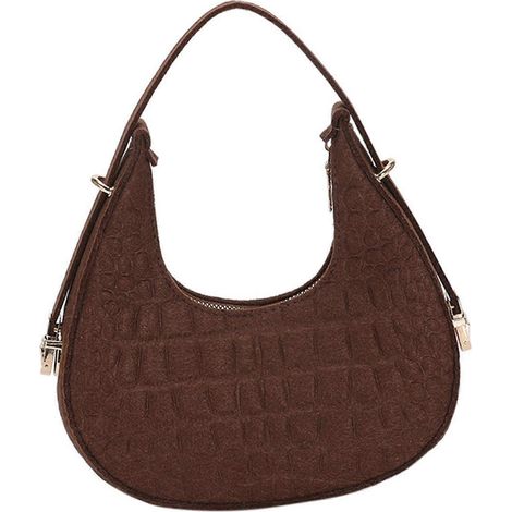 Bolso de hombro individual para mujer, bolso de hombro bajo el brazo de moda estilo retro para primavera.