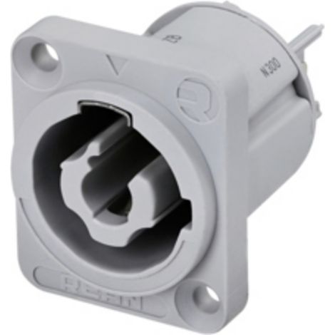 Rean AV RRAC3O-G-000-0 Netz-Steckverbinder Buchse, Einbau Gesamtpolzahl: 2 + PE 16 A Grau 1 St.