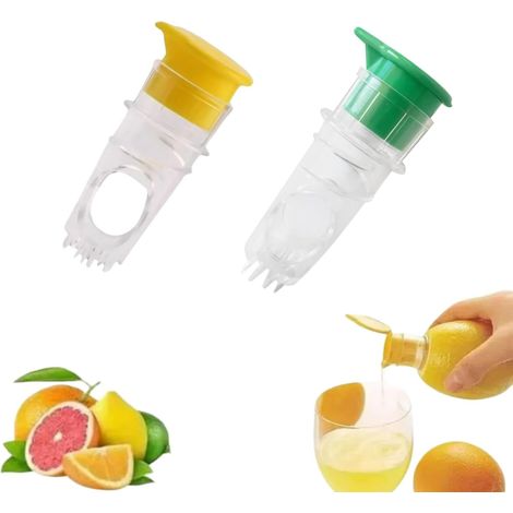 Presse Citron Manuel,2 Pièces Presse-citron à Spirale,Presse Agrumes Manuels,Compact et Portable,Pour Jus Citrons,Mandarines,Oranges