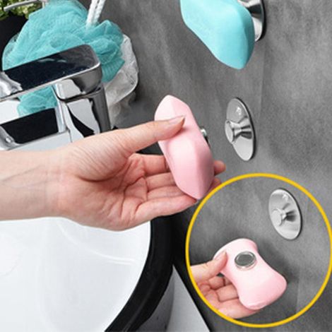 Porte-savon magnétique en acier inoxydable (1/3)