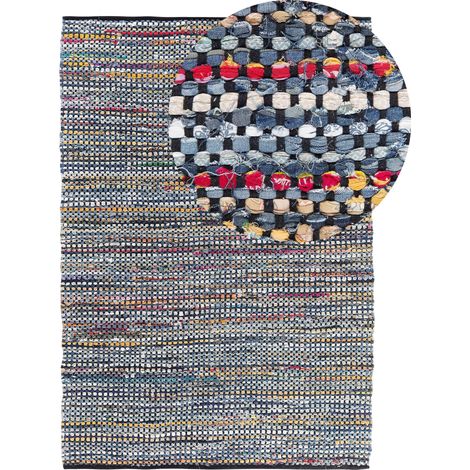 Teppich ALANYA Bunt 140 x 200 cm Baumwolle