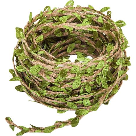 Artificial Leaves Garland - 20M - Rustic Wall Decoration in Jungle Liana Style Artificial Foliage fo (1/5)