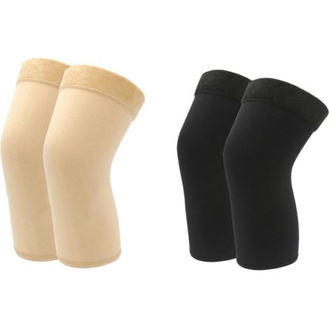 Paar elastische und rutschfeste Thermo-Knieschoner, Schutz für Frauen