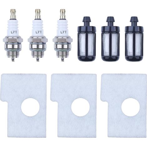 Filtre à Carburant à air Bougie d'allumage Kit Pièces de Rechange pour Stihl 017, 017C, 018, 018C, MS170, MS170C, MS180-1130 124 0800 (1/5)