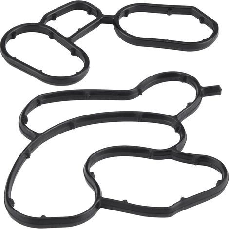Joint de boîtier de filtre à huile moteur, joint de remplacement de refroidisseur d'huile 11427508971 11427508970 (1/5)