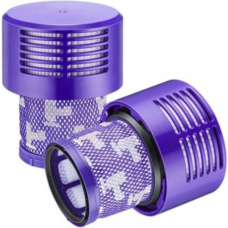BUNTHAUS 2 Paquet Lavables Rutilisables Filtre de Remplacement pour Dyson V10 Cyclone Animal Absolute Motorhead Total Clean Pro Extra Aspirateur Sans Fil avec Brosse de nettoyage-aspirateur dyson
