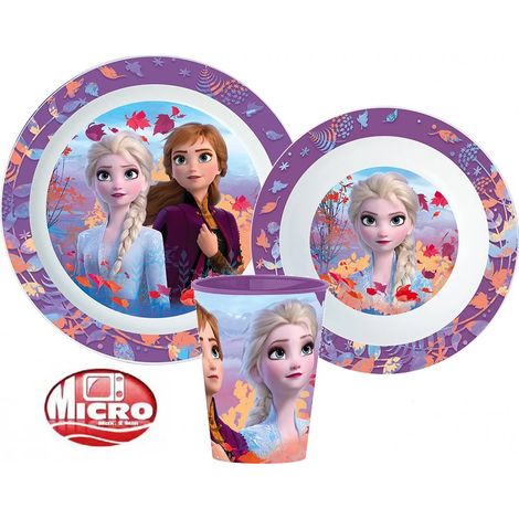 Set de vajilla infantil 3 en 1 de Frozen
