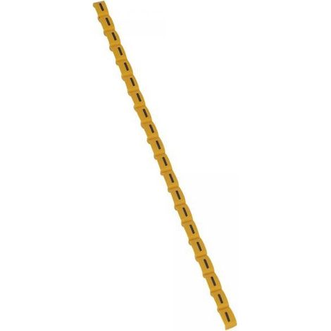 Legrand 038418 Duplix marker letter "I" yellow (600pcs) - international color code