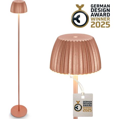 LED Stehlampe kabellos LED Stehleuchte Standleuchte Akku Wohnzimmer dimmbar