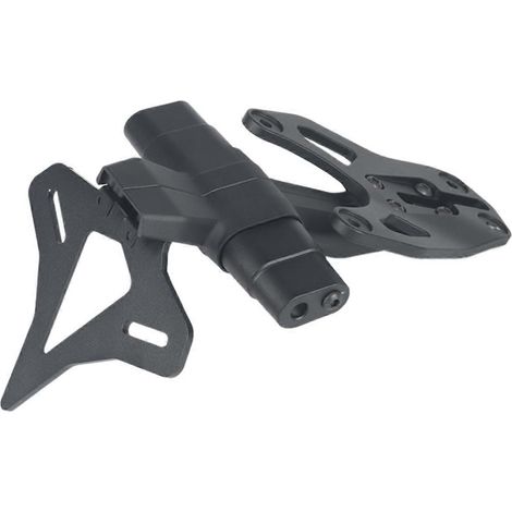 Support de plaque d'immatriculation court pour pot d'échappement arrière de moto -- (1/5)