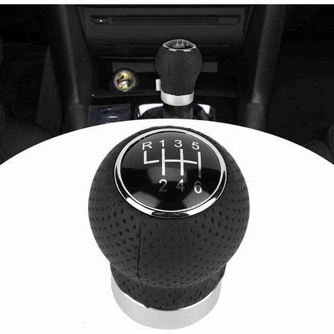 Pomello del cambio universale a 6 marce in ABS con manico ergonomico e 3 inserti (1/5)