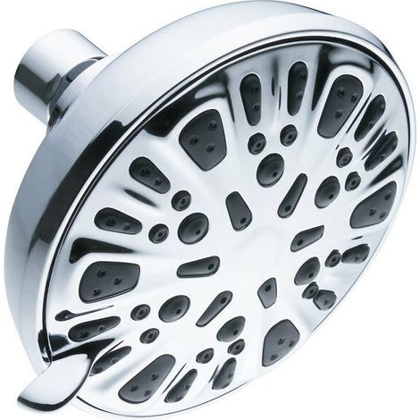 11,4 cm (4,5 Zoll) Düse, verdeckte Kappe, neun Funktionen, Hochdruck-Duschkopf, vollverzinkt – AquaForge (1/5)