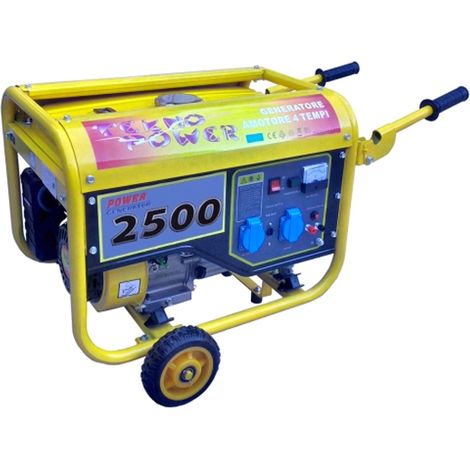 Gruppo elettrogeno/Generatore di corrente 2200W - 220V con ruote