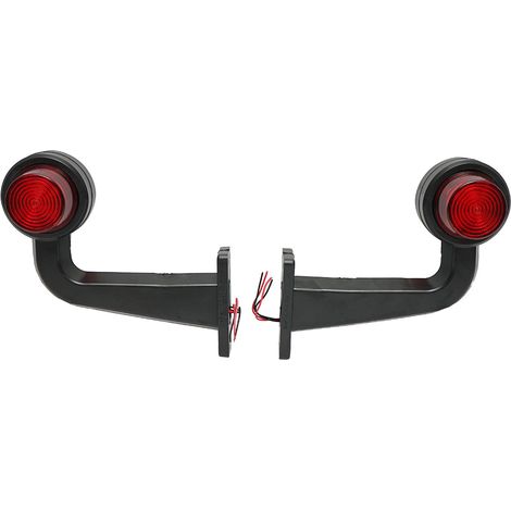 Set di luci di posizione laterali a LED con braccio 12-24V, giallo-rosso FR0157 Breckner Germany (1/5)
