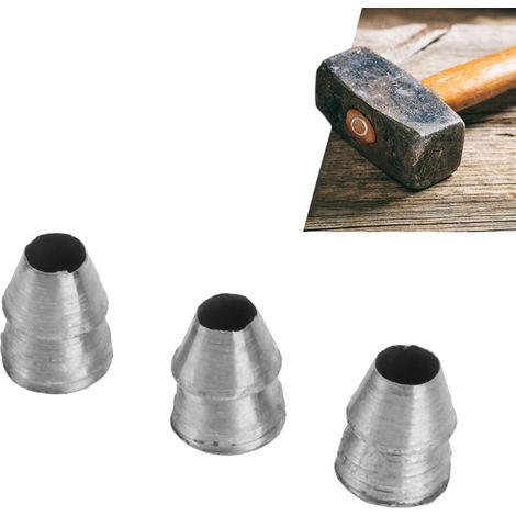 GARRYFIZH Cales à poignée ronde de sécurité, jeu de cales de séparation pour marteau en acier, pour griffe de hache, diamètre 8mm/0,31 pouces, 20 pièces
