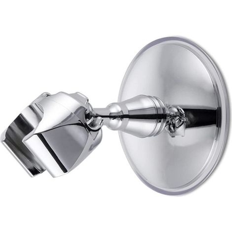 Support de pommeau de douche à ventouse puissante, base de salle de bain réglable, support de pommeau de douche, aucun perçage requis.