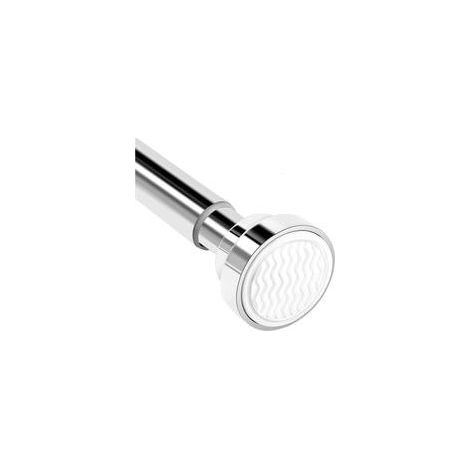 Tringle à Rideau de Douche Réglable 40-55 cm, Facile à Installer, Idéale pour Porte, Armoires et Salle de Bain (1/5)