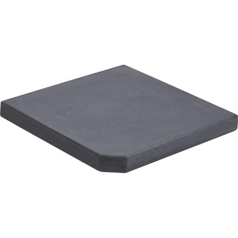 Plaque de poids de parasol Noir Granite Carré 25 kg (1/5)