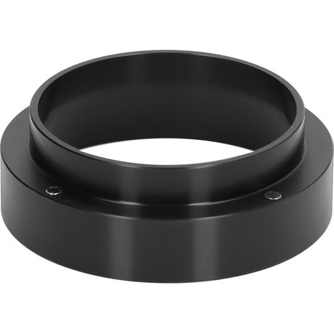 Dosierring für Siebträger mit magnetischem Dosiertrichter aus Edelstahl für Kaffeepulver, geeignet für den Heimgebrauch, Schwarz, 58 mm / 2,3 Zoll (1/5)
