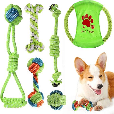 Jouets pour petits chiens, jouets à mâcher pour chiots, jouets pour chiens de petite et moyenne taille, jouets dentaires pour chiots (1/5)