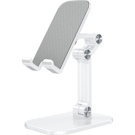 Support Tablette Pliable - Réglable En Hauteur Et Angle - Base Antidérapante Pour Smartphone Et Tablette - 1 Pièce (1/5)