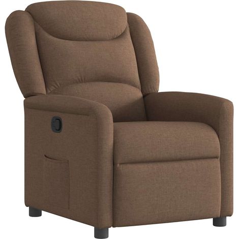 Maison Exclusive - Relaxsessel Braun Stoff