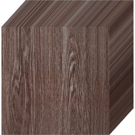 40 Dalles PVC Autocollantes Sol (3,6m²) – Revêtement de Sol Vinyle Effet Bois Marron 30x30cm – Carrelage Adhésif Imperméable (1/5)