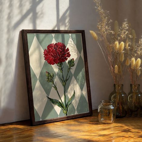 Cuadro Mehara, Estructura de Madera Nobilitada, 33x48h cm Multicolor (1/4)
