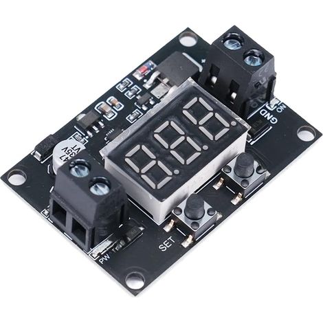 Protection contre les soustensions de décharge de batterie 12 V avec module de commutateur d'arrêt automatique, entrée 4 V30 V, sortie 10 A, coupure de tension réglable pour systèmes 12 V (1/4)