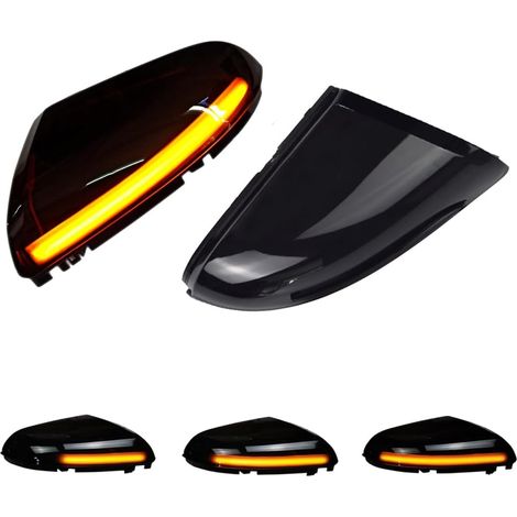 2x clignotant LED dynamique aile latérale rétroviseur indicateur clignotant adapté pour Dodge Ram 1500 2500 3500 (1/5)