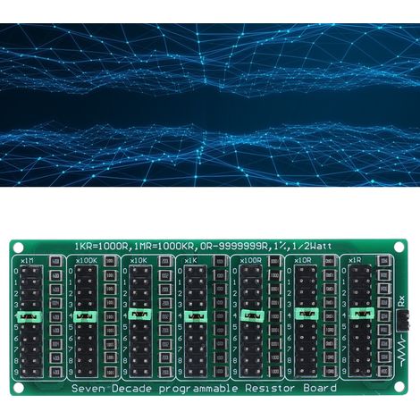 Carte de résistances programmables 0R-9999999R AC200V (1/5)