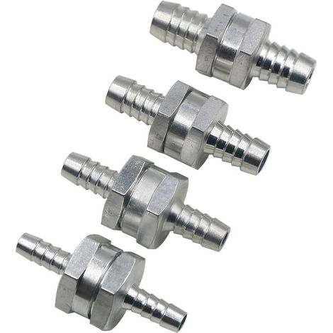 Clapet Anti-Retour En Aluminium - Diamètre 8 mm - Pour Essence Diesel Eau Air Huile - 1 Pièce (1/5)