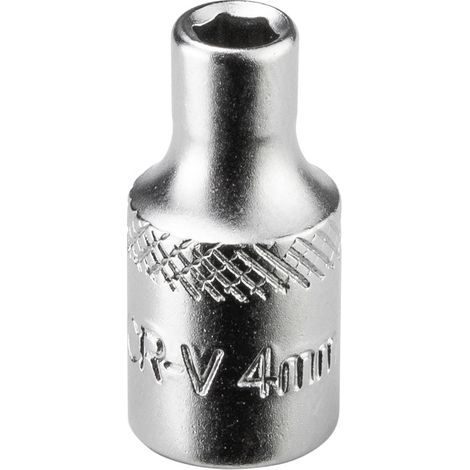 Nástrčkový kľúč / orech krátky 4 mm 1/4" (1/3)