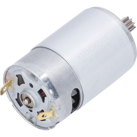 Moteur électrique continu 12V 21200 tr/min 9 dents silencieux mini machine synchrone moteur (1/5)