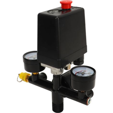 Kit de compresseur d'air avec vanne de régulation de pression à connexion rapide de type allemand (1/5)