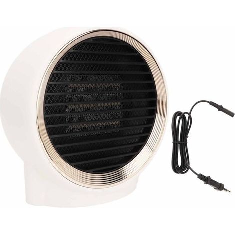 Radiateur électrique portable 1000W blanc, chauffage d'appoint intérieur prise UE 95V-240V (1/4)