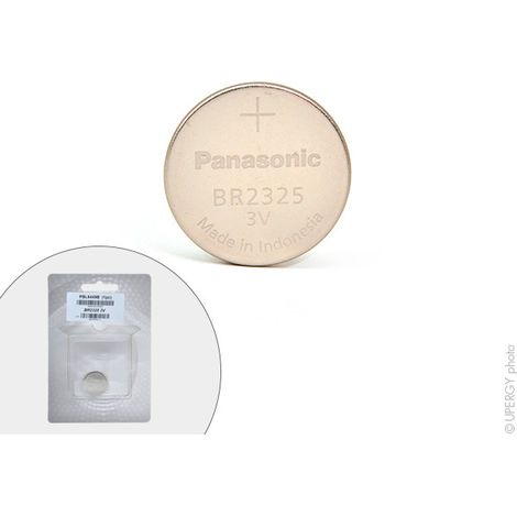 Panasonic - Pile bouton lithium blister BR2325/BN PANASONIC 3V 165mAh (1/4)