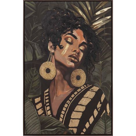 Peinture Femme 30% Peinte à la Main 83X4X123 Cm (1/2)
