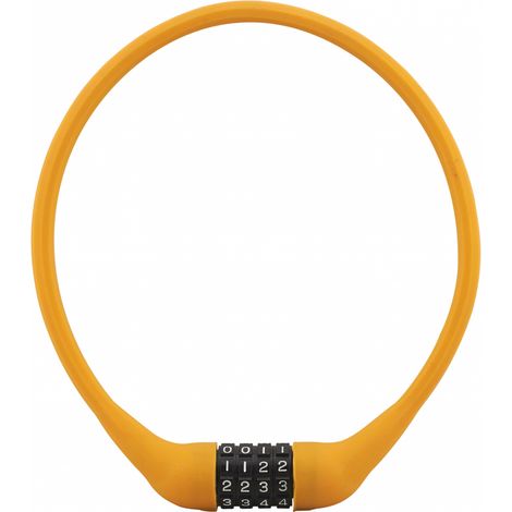 Antifurto a combinazione Softy, 4 cifre, cavo d'acciaio, bicicletta, 10mmx0.6m - THIRARD