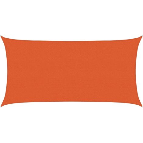Maison Exclusive - Sonnensegel 160 g/m² Orange 2,5x5 m HDPE