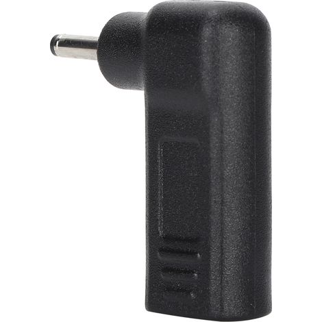 Adaptateur Type-C Femelle Vers DC Mâle 3.0x1.1mm - Connecteur Coudé Pour Charge Rapide Et Vidéo - Usage Domestique Et Voyage - 1 Pièce (1/5)