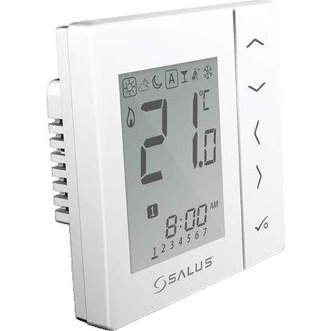 Thermostat numérique Salus VS35W blanc 230 V 5-35 °C
